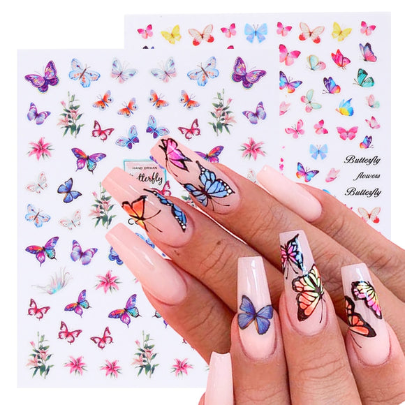 Butterfly Nail Art Stickers